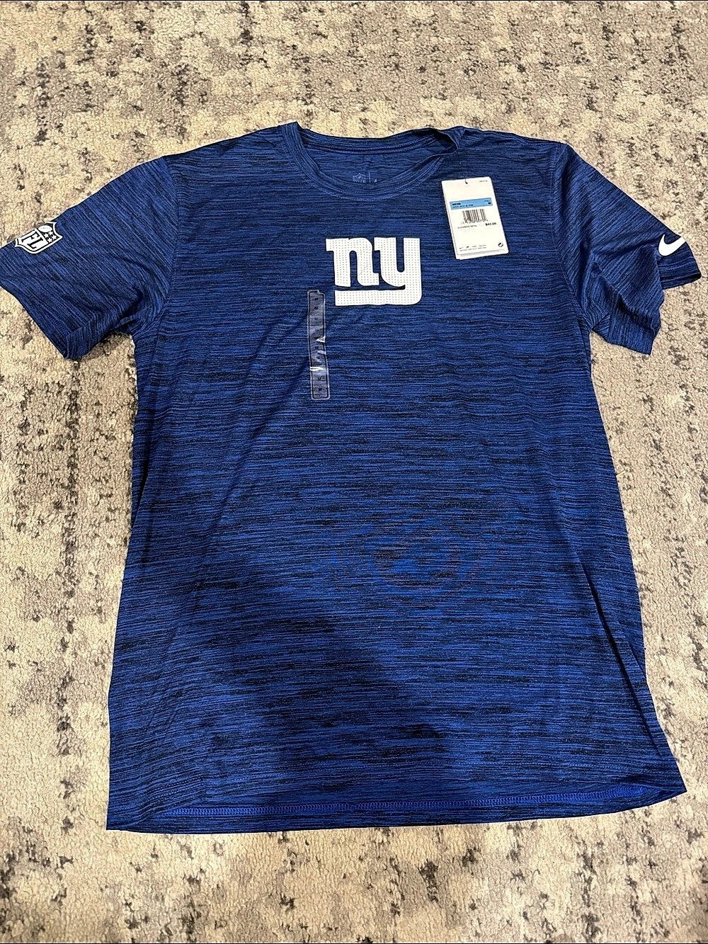 Nike NFL New York Giants Dri-FIT shirt NFL Giants Dri-FIT Blue Men's Size Medium